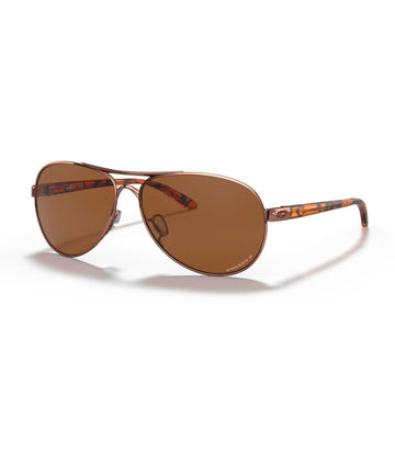 Oakley Feedback Rose Gold W/ Prizm Tungsten Polarized Sunglasses